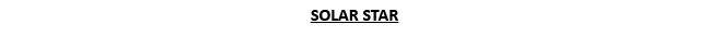 SOLAR STAR