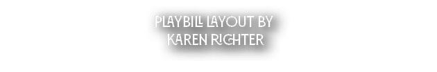 Playbill Layout by Karen Richter