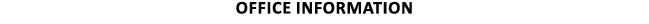 Office INFORMATION